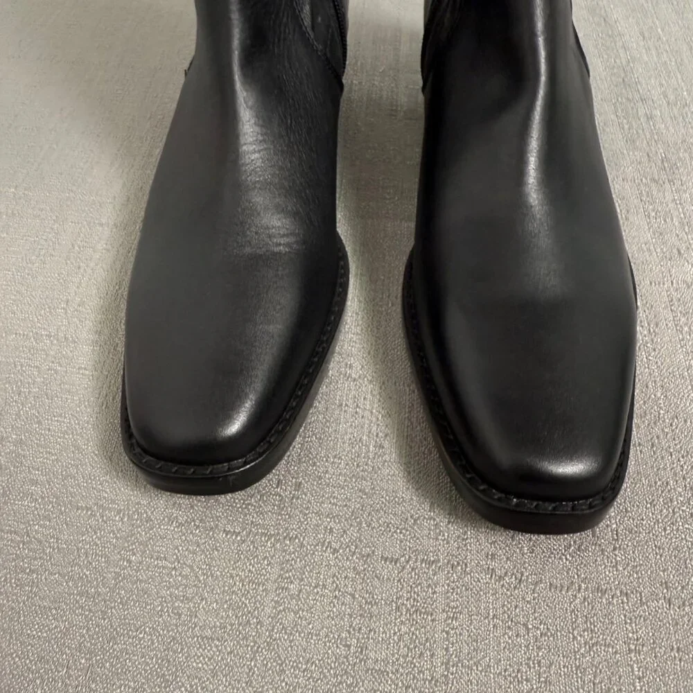 Madewell The Idris Ankle Boot Leather NX431 Academia Biker Classic Timeless